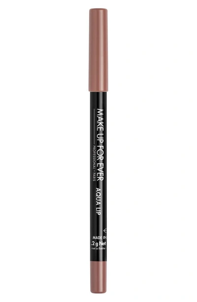 Shop Make Up For Ever Aqua Lip Waterproof Lip Liner Pencil In 1c-nude Beige