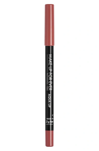Shop Make Up For Ever Aqua Lip Waterproof Lip Liner Pencil In 14c-light Rosewood