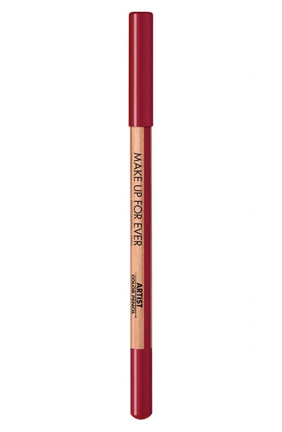 Shop Make Up For Ever Artist Color Eye, Lip & Brow Pencil In 716-crimson