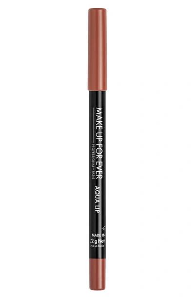 Shop Make Up For Ever Aqua Lip Waterproof Lip Liner Pencil In 3c-medium Natural Beige