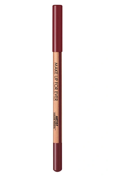 Shop Make Up For Ever Artist Color Eye, Lip & Brow Pencil In 718-free Burgundy