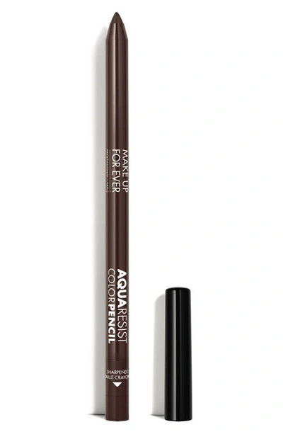 Shop Make Up For Ever Aqua Resist Color Eyeliner Pencil In 2-ebony