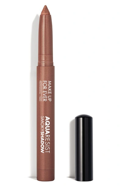 Shop Make Up For Ever Aqua Resist Smoky Eyeshadow Stick In 11-pink Canyon