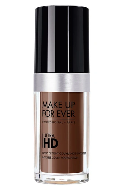 Shop Make Up For Ever Ultra Hd Invisible Cover Foundation In R560-chocolate