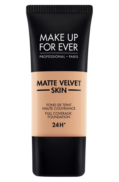 Shop Make Up For Ever Matte Velvet Skin Full Coverage Foundation In Y325-flesh