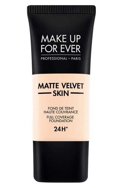 Shop Make Up For Ever Matte Velvet Skin Full Coverage Foundation In R210-pink Alabaster