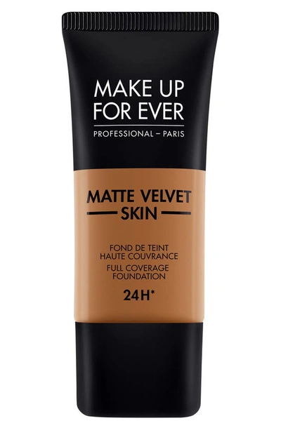Shop Make Up For Ever Matte Velvet Skin Full Coverage Foundation In R510-coffee