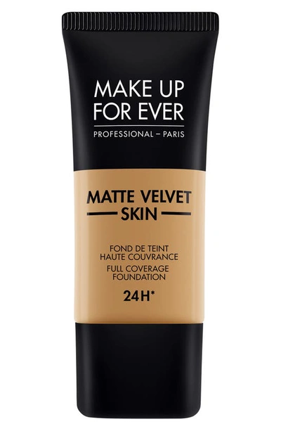 Shop Make Up For Ever Matte Velvet Skin Full Coverage Foundation In Y463-nut