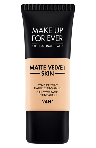 Shop Make Up For Ever Matte Velvet Skin Full Coverage Foundation In Y235-ivory Beige