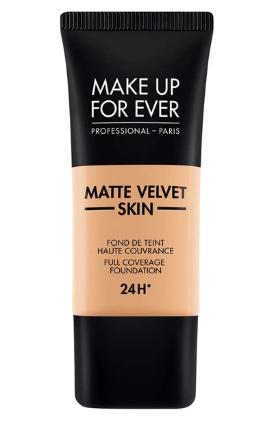 Shop Make Up For Ever Matte Velvet Skin Full Coverage Foundation In Y315-sand
