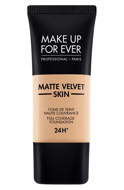 Shop Make Up For Ever Matte Velvet Skin Full Coverage Foundation In Y355-neutral Beige