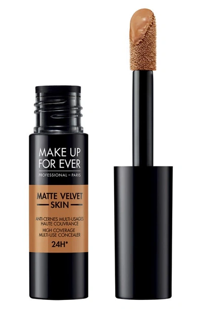 Shop Make Up For Ever Matte Velvet Skin High Coverage Multi-use Concealer In 4.4-caramel