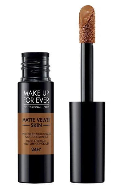 Shop Make Up For Ever Matte Velvet Skin High Coverage Multi-use Concealer In 5.2-warm Amber