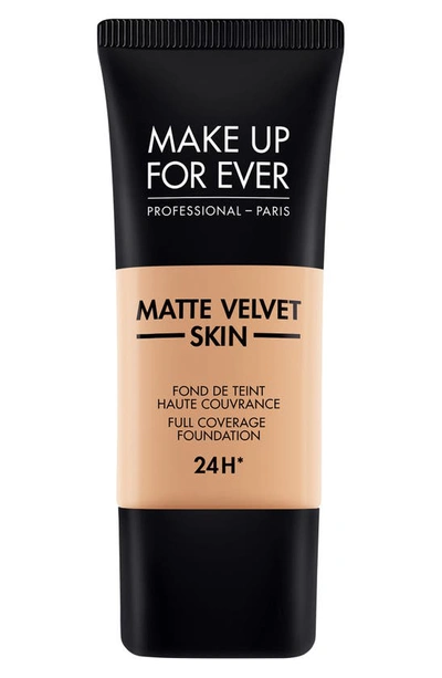 Shop Make Up For Ever Matte Velvet Skin Full Coverage Foundation In R370-medium Beige