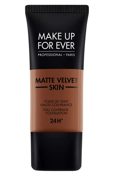 Shop Make Up For Ever Matte Velvet Skin Full Coverage Foundation In R532-mocha
