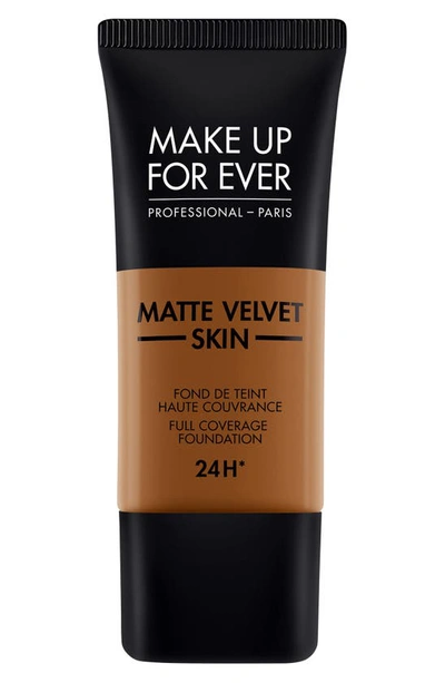 Shop Make Up For Ever Matte Velvet Skin Full Coverage Foundation In R530-brown