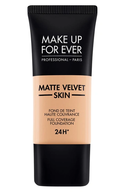 Shop Make Up For Ever Matte Velvet Skin Full Coverage Foundation In Y305-soft Beige