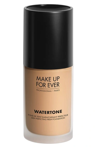 Shop Make Up For Ever Watertone Skin-perfecting Tint Foundation In Y355