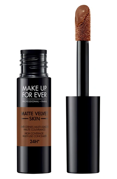 Shop Make Up For Ever Matte Velvet Skin High Coverage Multi-use Concealer In 5.4-chestnut