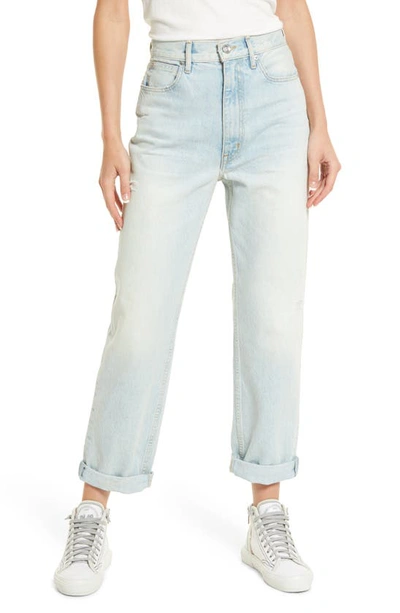 Shop Slvrlake Dakota High Waist Relaxed Boyfriend Jeans In Love Song