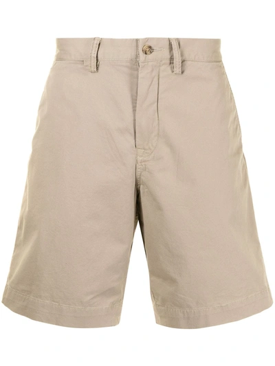 Shop Polo Ralph Lauren Knee-length Chino Shorts In Braun