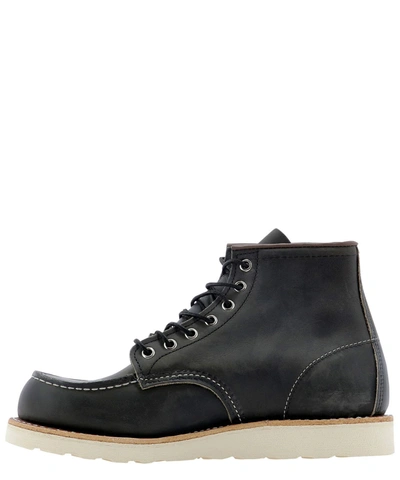 Shop Red Wing Shoes "classic Moc" Army Boots In Black  