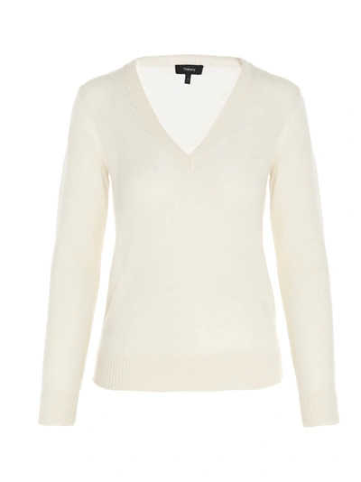 Shop Theory Sweater In White