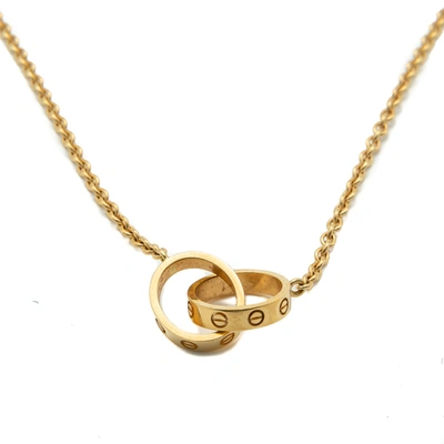 Pre-owned Cartier Love Yellow Gold Necklace
