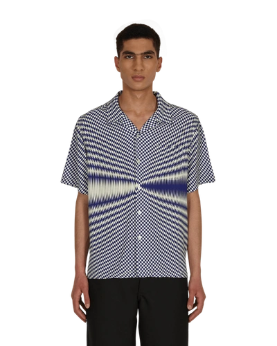 Stussy Psychedelic Geometric-print Crepe Shirt In Blue | ModeSens