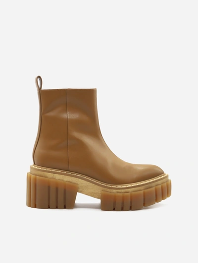 Shop Stella Mccartney Emilie Ankle Boots In Eco-alter Nappa In Leather