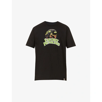 Shop Carhartt Earthly Pleasure Graphic-print Organic-cotton T-shirt In Black