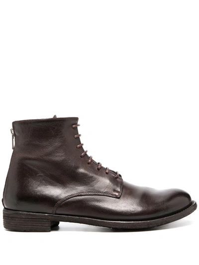 Shop Officine Creative Lexikon Lace-up Boots In Brown