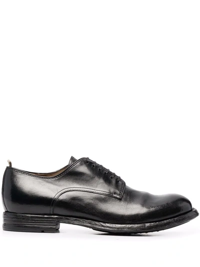 Shop Officine Creative Balance Leather Derby Shoes In Black