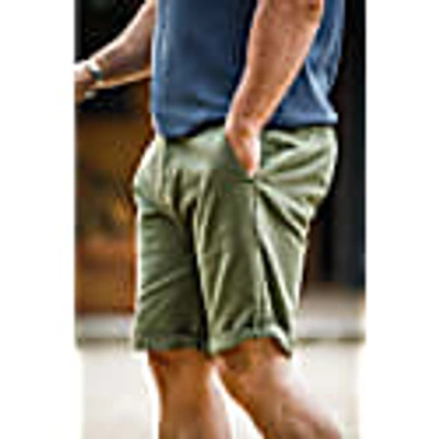 &sons Trading Co Men's &sons Virgil Chino Shorts Army Green In Army