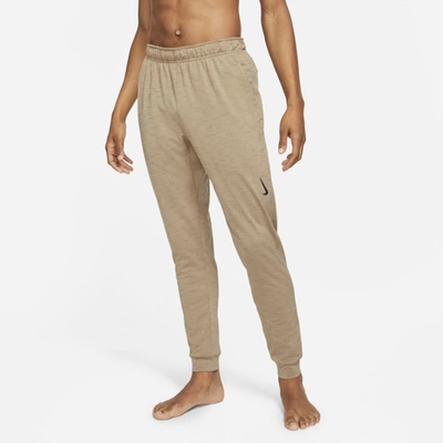 Shop Nike Men's  Yoga Dri-fit Pants In Brown