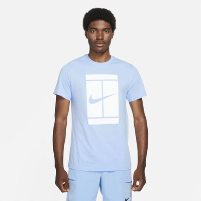 Nike Court Men's Tennis T-shirt In Aluminum | ModeSens