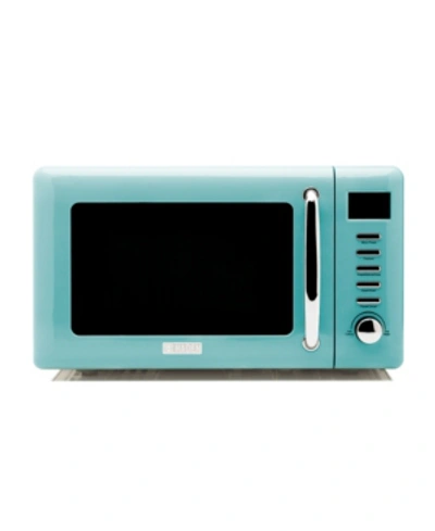 Shop Haden Heritage 700-w 0.7 Cubic Foot Microwave With Settings And Timer In Turquoise Blue