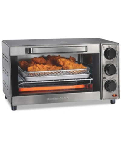 Shop Hamilton Beach Sure-crisp Air Fryer Toaster Oven In Stainless Steel
