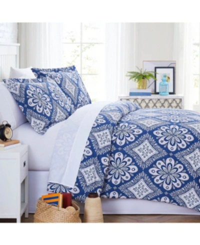 Shop Southshore Fine Linens Tranquility Ultra Soft 2 Pc. Duvet Cover Set, Twin/twin Xl In Blue