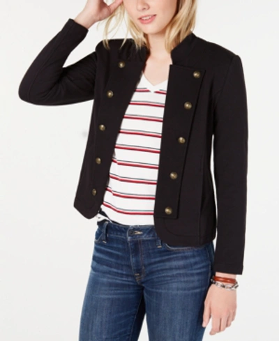 Cabi #3375 In The Band Navy Blue Marching Band Military Jacket Medium