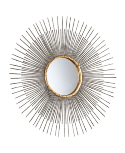 Shop Cyan Design Pixley Accent Mirror In Silver