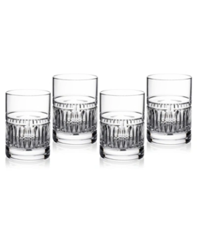 Shop Marquis By Waterford Addison Tumbler Set, 4 Pieces In Clear