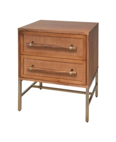 Hopper Studio Sophia 2 Drawer Nightstand In Light Blonde