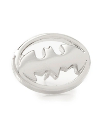 Shop Dc Comics Men's Batman Stainless Steel Lapel Pin In Silver-tone