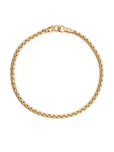 Shop Tom Wood Venetian Single M Braclet In Gold