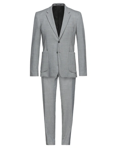 Shop Mauro Grifoni Suits In Grey