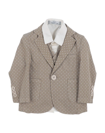 Shop Frank Lin Urban Chic Suit Jackets In Khaki