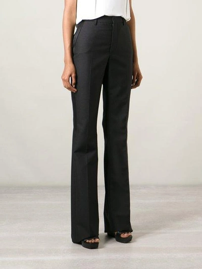 Shop Saint Laurent Flared Trousers