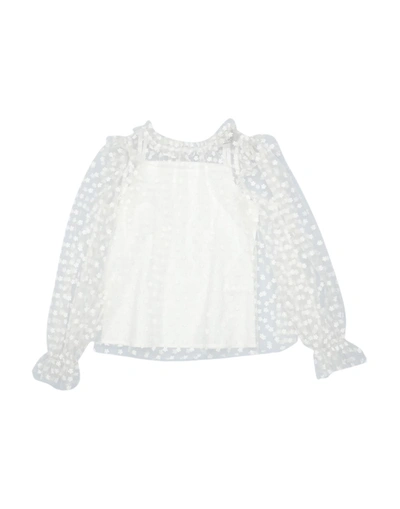 Philosophy Di Lorenzo Serafini Tulle Layered Blouse In White