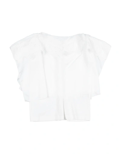 Shop Aletta Toddler Girl Top White Size 6 Cotton, Elastane, Polyester